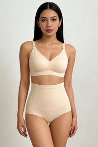 Celana Dalam Sehari-hari Wanita 5 Pcs - Mid-Waist, Nyaman Tanpa Jahitan & Fit 3D - Untuk Ukuran M L XL