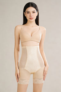Celana Shapewear Wanita dengan Batu Vulkanik & Bahan Antibakteri - Renda Elegan, Nyaman Dipakai Seharian