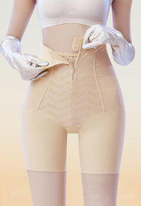 Breathable High Waist Shaper Pants for Women - Nylon Spandex Tummy Control with Silk Lining