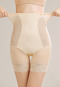 Celana Shapewear Wanita dengan Batu Vulkanik & Bahan Antibakteri - Renda Elegan, Nyaman Dipakai Seharian