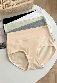 Celana Dalam Sehari-hari Wanita 5 Pcs - Mid-Waist, Nyaman Tanpa Jahitan & Fit 3D - Untuk Ukuran M L XL