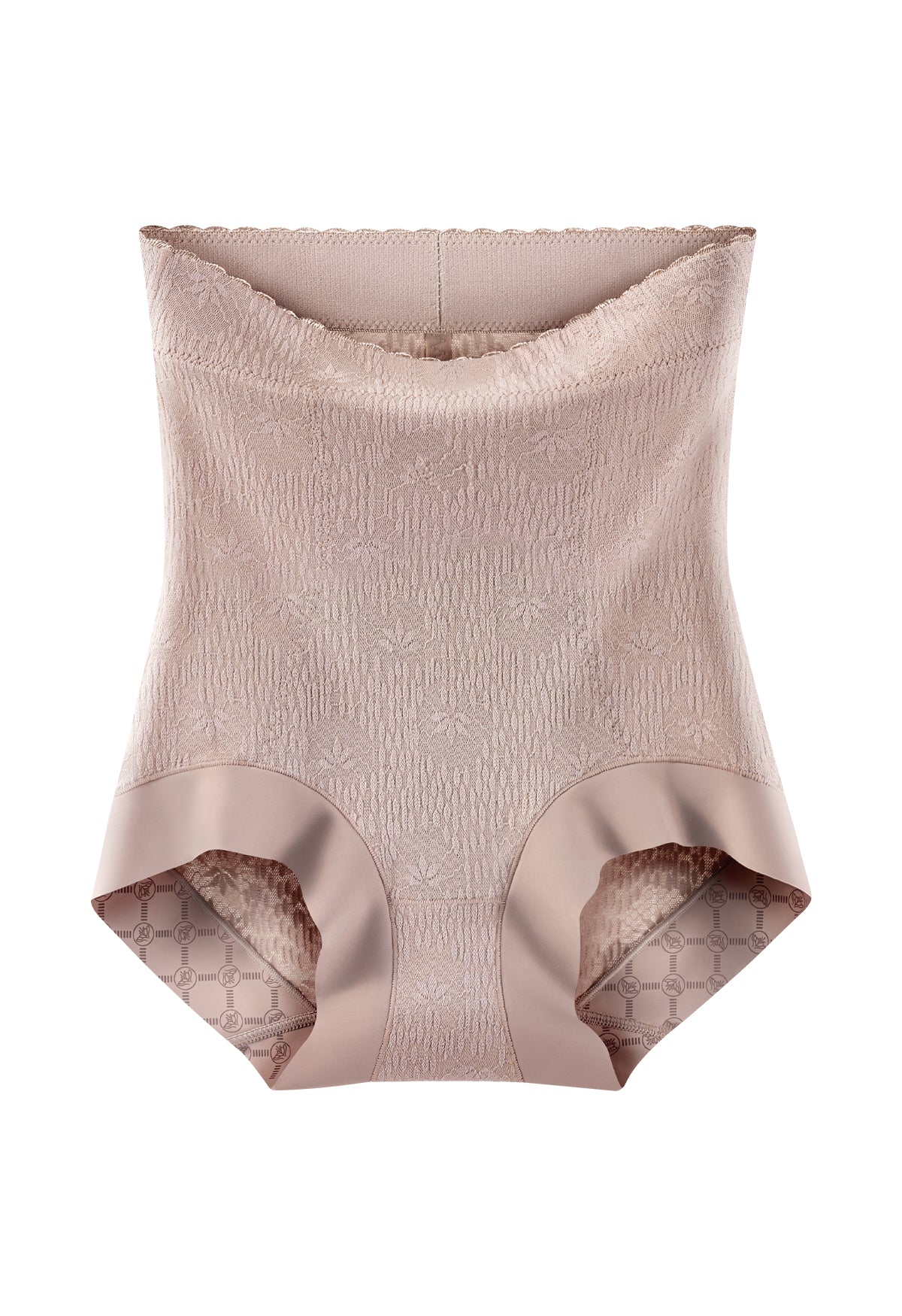 Celana Dalam Shapewear Nylon-Spandeks untuk Wanita, Paket 2 Warna (Hitam, Champagne) - 5 Ukuran (M-3XL)
