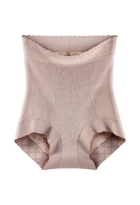 Celana Dalam Shapewear Nylon-Spandeks untuk Wanita, Paket 2 Warna (Hitam, Champagne) - 5 Ukuran (M-3XL)