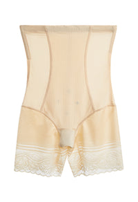 Celana Shapewear Wanita dengan Batu Vulkanik & Bahan Antibakteri - Renda Elegan, Nyaman Dipakai Seharian