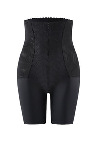 Breathable High Waist Shaper Pants for Women - Nylon Spandex Tummy Control with Silk Lining