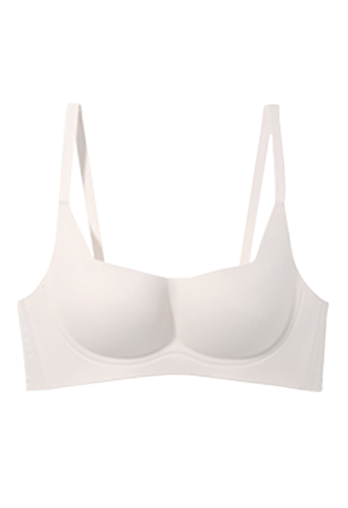 Women's Half Cup Wireless Push-Up Bra - Comfortable Breathable Nylon Spandex Lingerie for Small Bust - Nude, Black, Silver Gray, Brown - Sizes S, M, L, XL